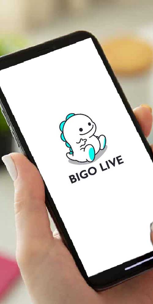Banner Mock image to show the bigo clone app features