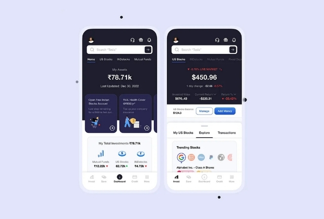 Expense analysis and spending insights interface