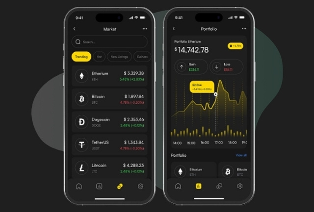 Patient report tracking screen in Labcorp clone