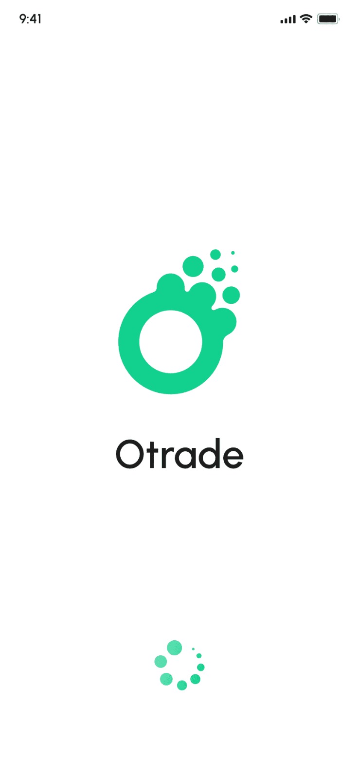 Otrade (Upstox Clone) Splash Screen